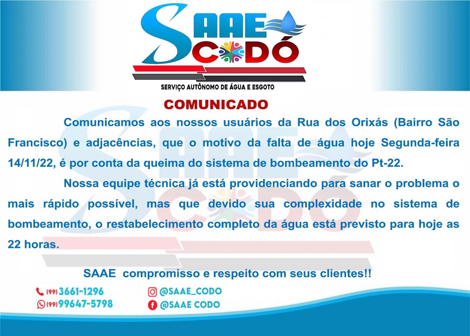 COMUNICADO