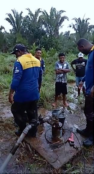O SAAE realizou nesta segunda (13/03), a troca da bomba do PT do Povoado Santa Joana.