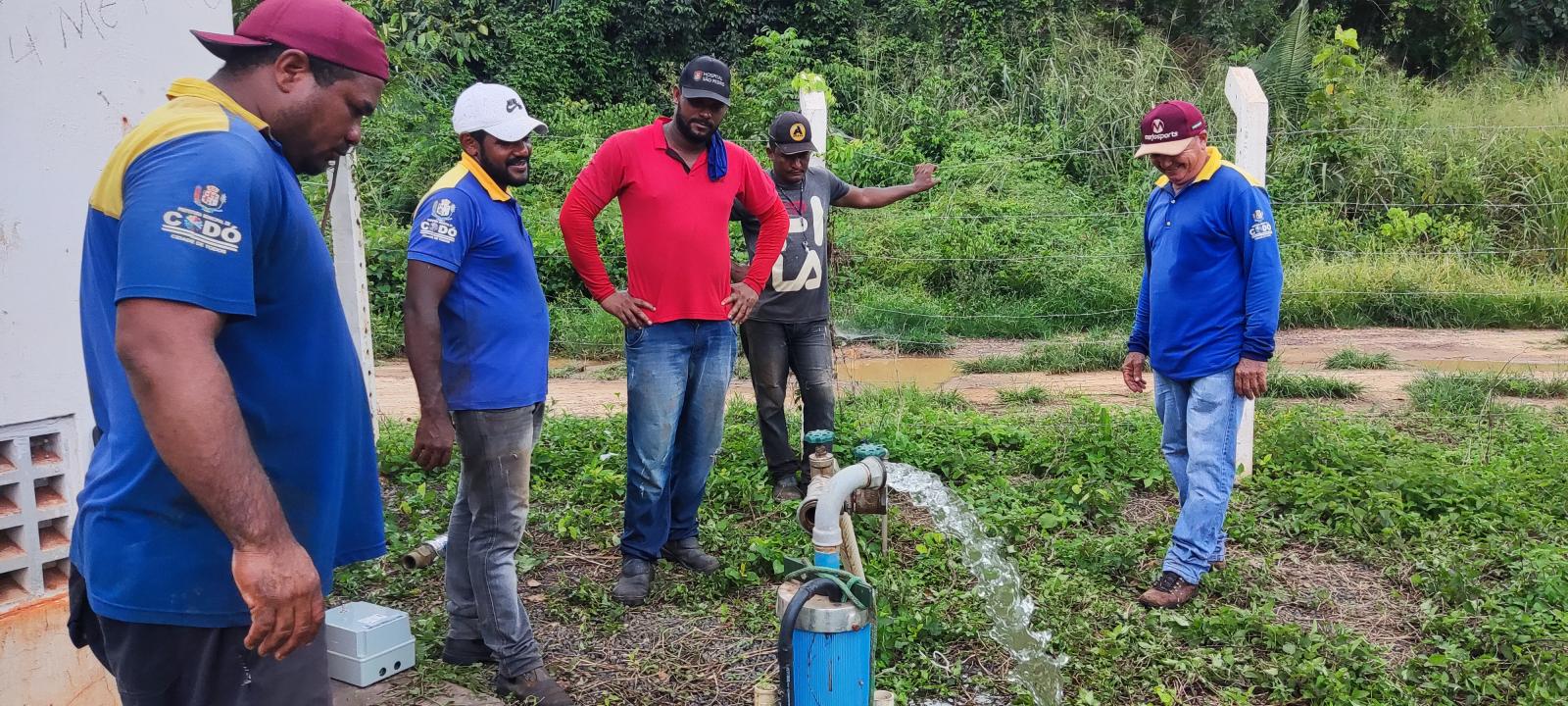 Nesta quinta-feira (30/03), o SAAE realizou a troca da bomba no PT 03 do Povoado Bacabinha (Zona Rural de Codó)
