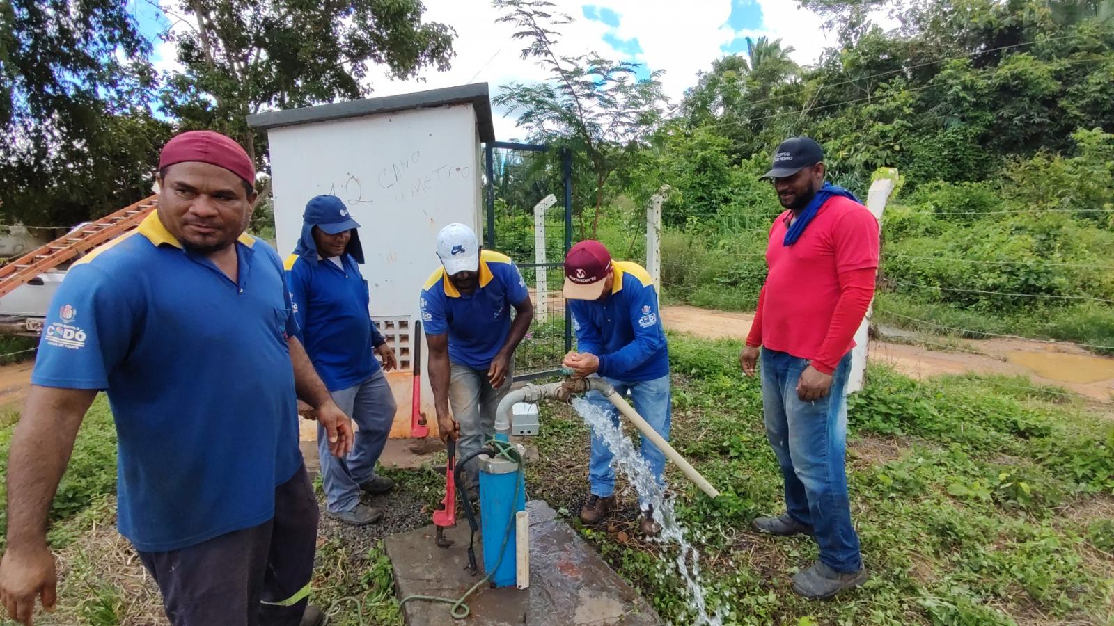Nesta quinta-feira (30/03), o SAAE realizou a troca da bomba no PT 03 do Povoado Bacabinha (Zona Rural de Codó)