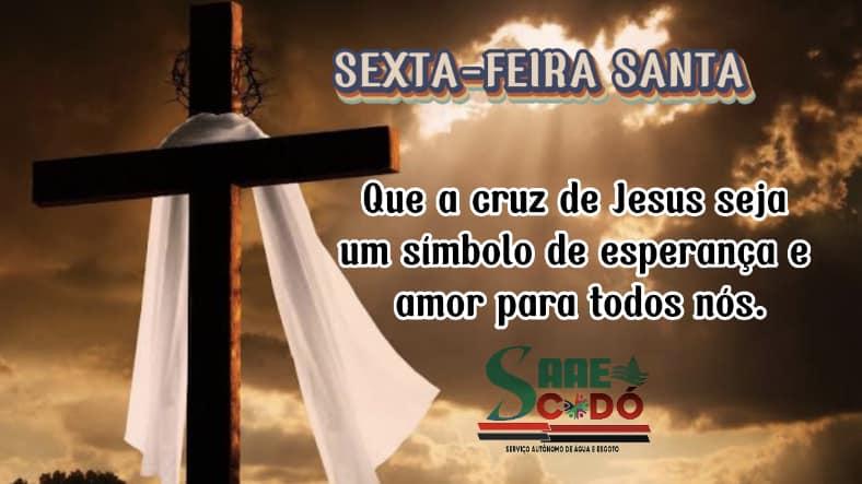 Que essa Sexta-feira Santa renove sua fé, sua esperança e transborde sua vida de amor.