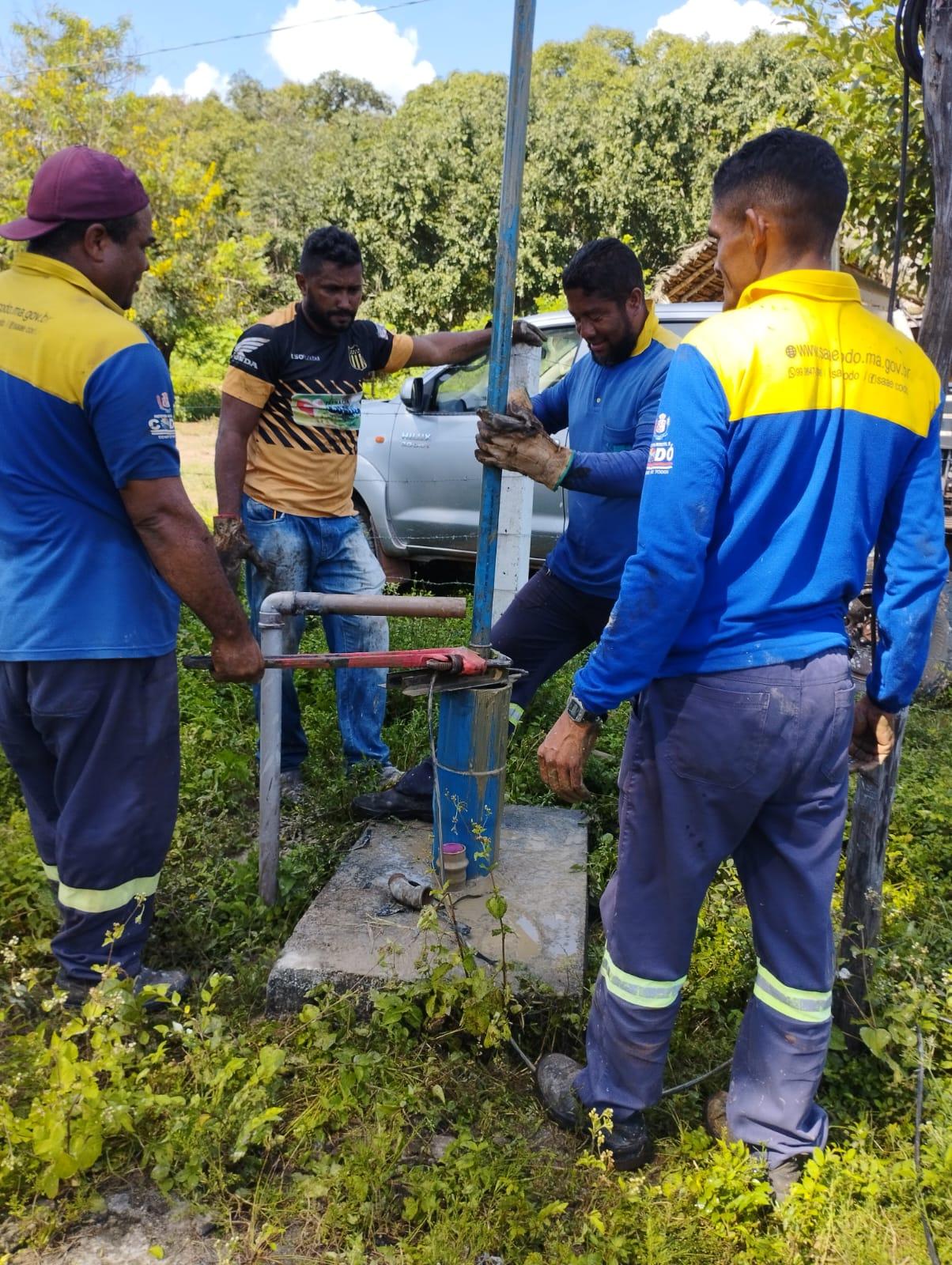 Nesta Quinta-feira (11/05), o SAAE, realizou a troca da bomba no PT do Povoado São Bernardo.
