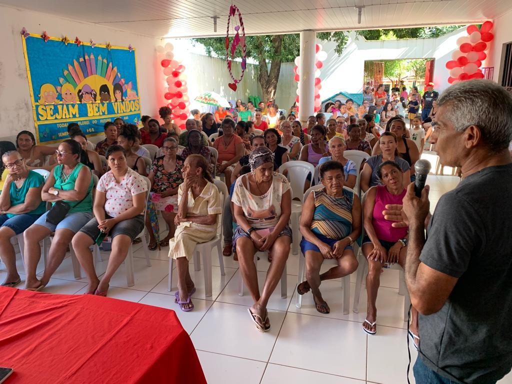 No último domingo, dia 28 de maio, Chiquinho do SAAE, Diretor do SAAE, marcou presença em um evento especial realizado no bairro Santo Antônio, em homenagem ao Dia das Mães.