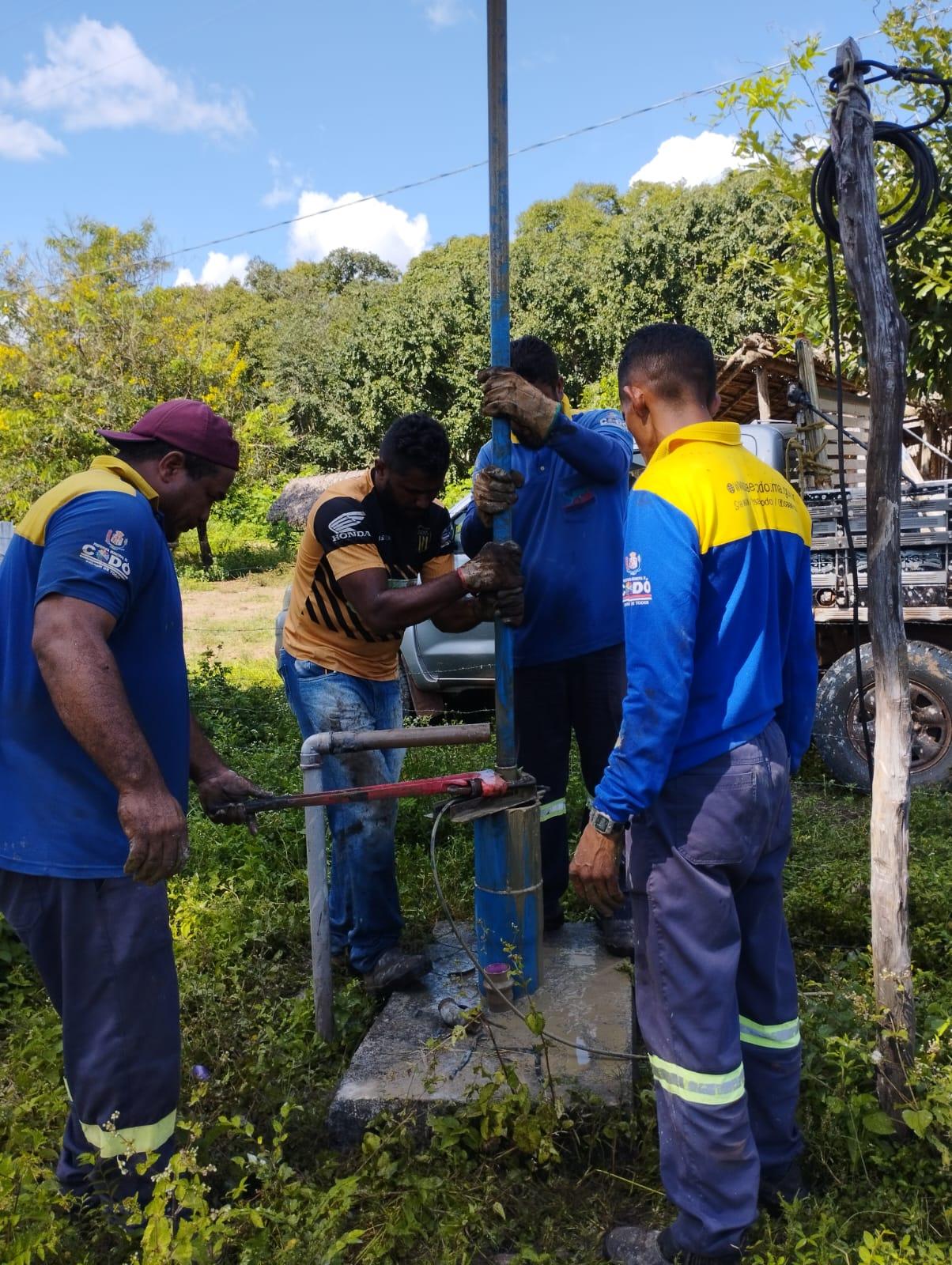 Nesta Quinta-feira (11/05), o SAAE, realizou a troca da bomba no PT do Povoado São Bernardo.