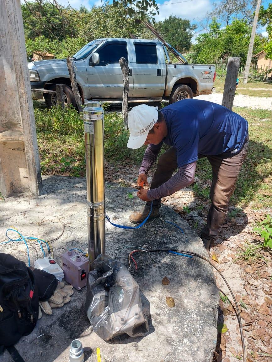 Nesta Quarta-feira (31/05), o SAAE, realizou a troca da bomba no PT do Povoado Sete.