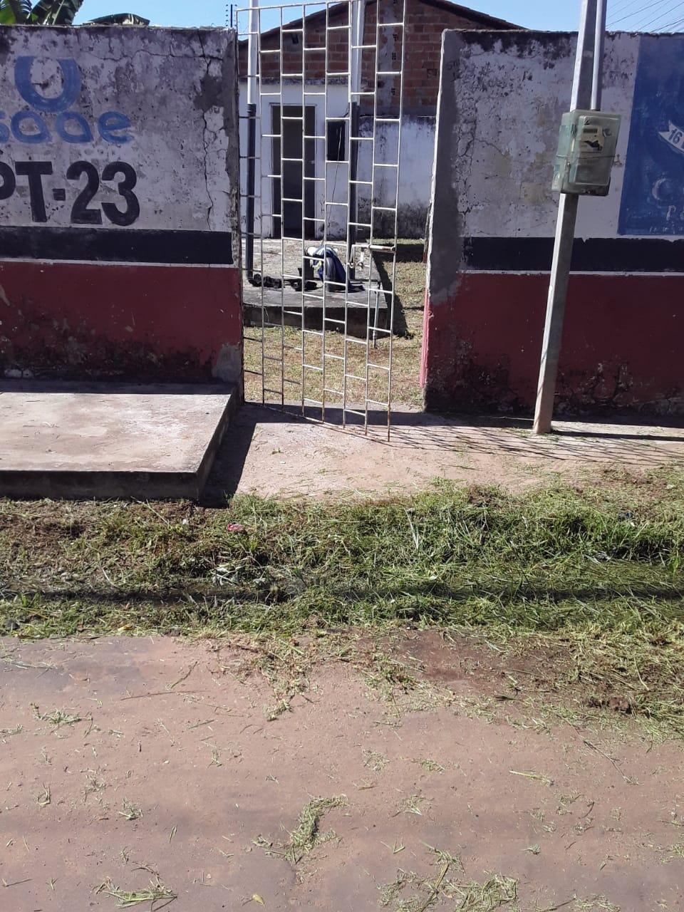 O SAAE, realizou nesta quarta-feira (05/07) a limpeza no PT 23.