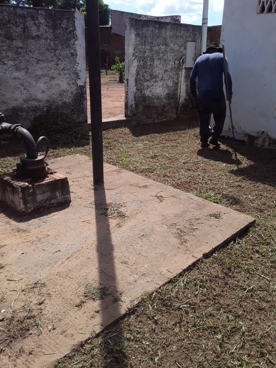 O SAAE, realizou nesta segunda-feira (03/07) a limpeza no PT 22.