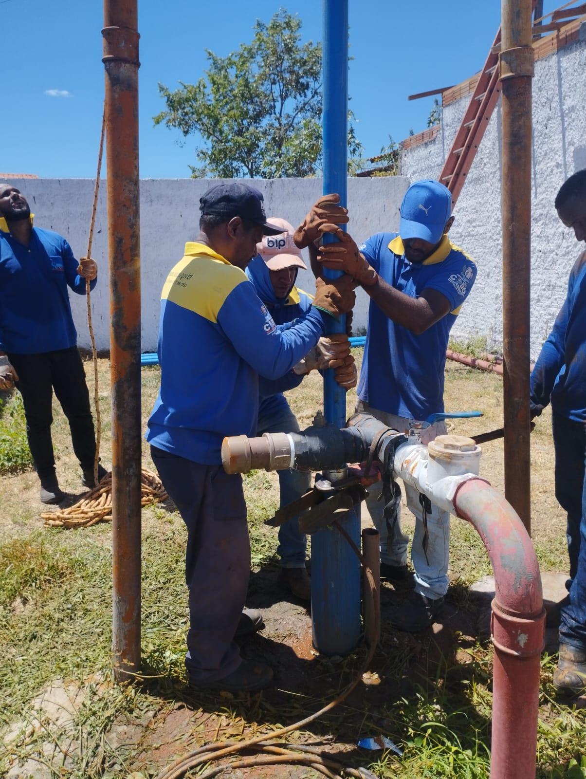 Nesta Quinta-feira (17/08), o SAAE realizou a manutenção no PT 45 - São Vicente Pallote.