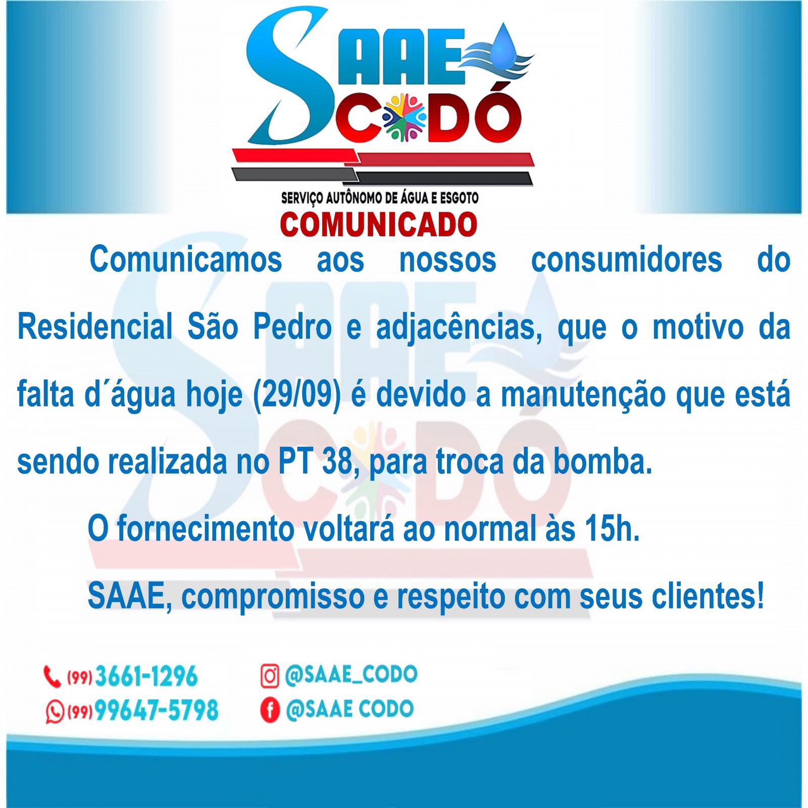 COMUNICADO SAAE 29/09/2023.