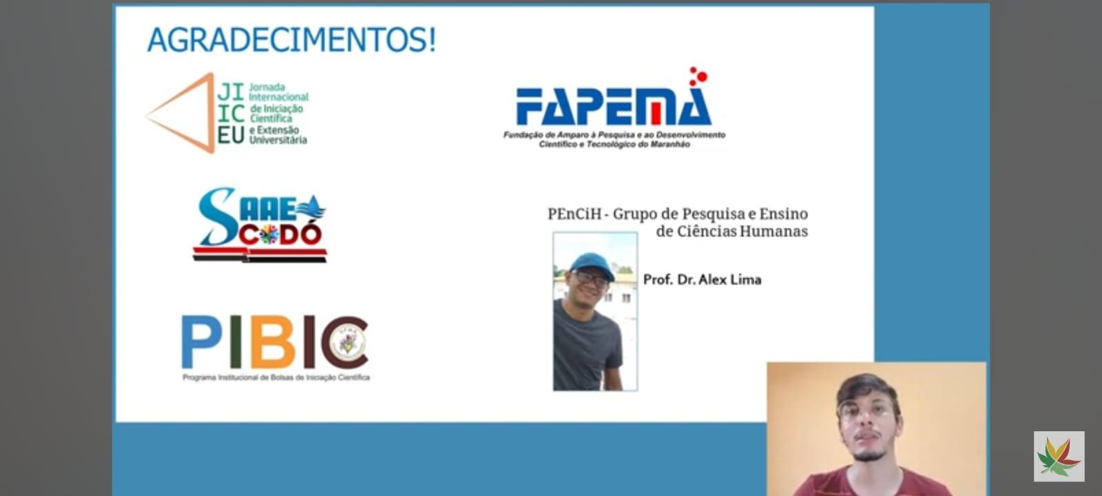 O SAAE Codó foi mencionado em apresentação de pesquisa universitária durante a Jornada Internacional de Iniciação Científica e Extensão Universitária- JIICEU 2023.