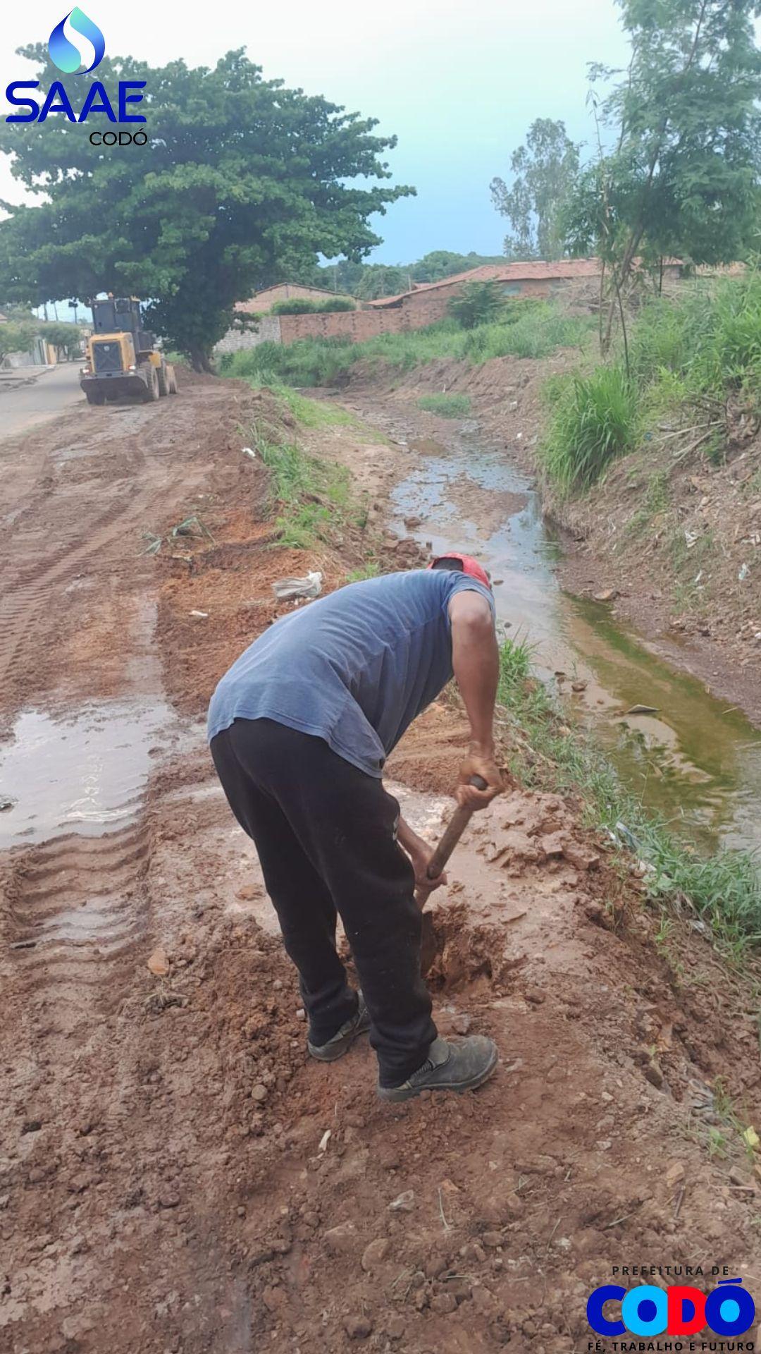 Parceria SAAE e Secretaria de Obras garante abastecimento e melhorias nas obras de recuperação de vias públicas.