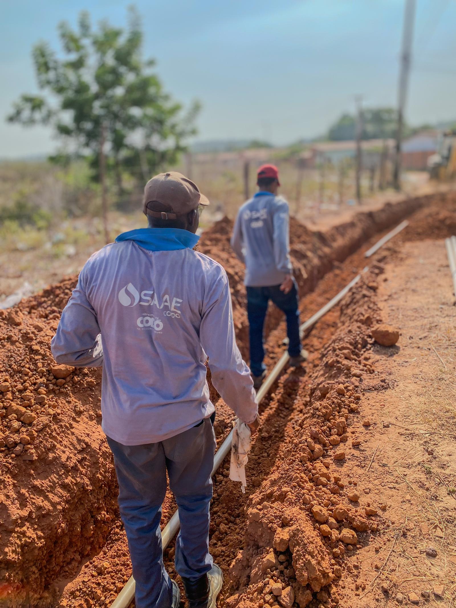 SAAE Realiza Extensão de Rede de Água no Bairro São Francisco