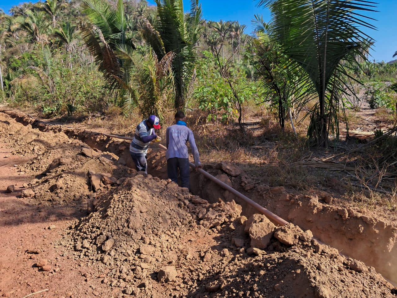 SAAE Realiza Extensão de Rede no Povoado Cacimba de Areia