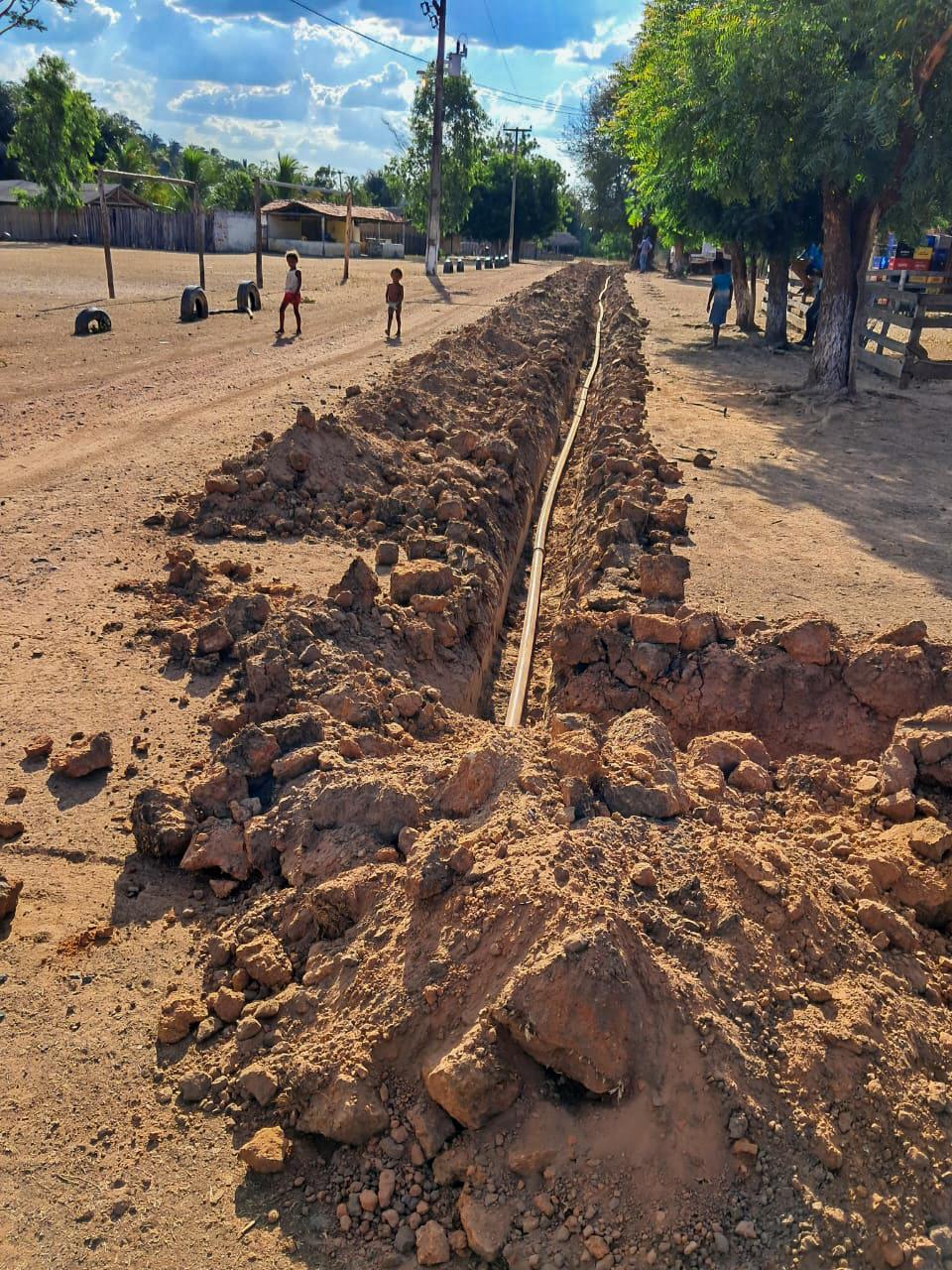 SAAE Realiza Extensão de Rede no Povoado Cacimba de Areia SAAE Realiza Extensão de Rede no Povoado Cacimba de Areia